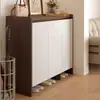 Gabinete para Zapatos de Entrada de Casa Almacenamiento para Recibidor de Casa Montado en la Pared Puerta de Entrada Gran Capacidad Puerta Abierta Madera Maciza Balcón Pasillo Zapatero