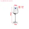 Copo de Vinho Tinto Listrado Le Meiya Taça de Luxo Leve Taça de Vinho Rítmica Taça Ins Taça para Vinho Tinto Champagne