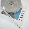 Huaying Cintas con Hilo de Letras Inglesas Ramo de Flores de Cinta Empaque de Regalo para Pastel Cinta Cinta Floral Cinta