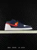 Air Aj1 Jordan 1 Low Entrenamiento Alemán Color Samba Clásico Unisex de Caña Baja Deportivas Casuales Baloncesto Tenis