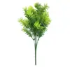 Plantas Artificiales, Vegetación, Arreglos Florales, Césped Decorativo, Césped Artificial de Plástico, Menta de 5 Ramas, Paisajismo de Ingeniería, Flores y Plantas Artificiales Decorativas