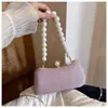 Bolso de Mano para Fiesta 2026 Nuevo Bolso de Moda para Mujer con Textura Exquisita, Bolso Pequeño Sencillo y Elegante con Hebilla de Cierre, Bolso de Hombro Único