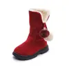 Nuevas Botas de Niña Otoño e Invierno 2025 Botas Cálidas de Algodón Botas Largas de Princesa Botas para Niños Botas de Media Caña Botas Largas con Felpa Adicional
