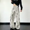 Calça Casual Reta Relaxada Preguiçosa Americana para Adolescentes Outono/Inverno 2026 Calça Longa Solta com Cordão