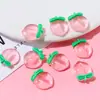 Estilo Aguijón de Verano Melocotón Gadgets Creativos de Resina Planos Fondo Pegamento de Crema diy Funda para Teléfono Móvil Decoración de Pasador de Pelo