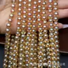 4-10m Cuentas de Luz de Cristal Cuentas Redondas de Burbuja Sirena Cristal Colorido Pulsera DIY Collar Pendientes Accesorios para el Cabello Accesorios para Zapatos y Ropa