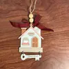 Venta Caliente Transfronteriza Manualidades Navideñas Colgantes Decoración Navideña Suministros para Fiestas Regalos de Navidad Colgantes de Madera