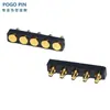 Conector POGOPIN dedal de resorte dedal de antena chapado en oro pasador de inserción de pasador de dedal lado del orificio del pasador pasta de soldar tipo cable de soldadura de carga pasador plano