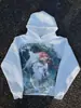 Moda Masculina y Femenina Otoño Nuevo Harajuku Street Tendencia Estampado Sudadera con Capucha Pulóver 2025 Ropa de Nicho Europea y Americana