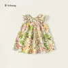 [Colección de Vestidos Infantiles] Vestidos para Niñas, Vestidos de Algodón para Niños Pequeños, Vestidos de Bebé sin Mangas, Vestidos de Línea A Estilo Pastoral, Ropa Infantil