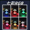 Luminária Portátil Cogumelo Roly-Poly, Decoração para Quarto Alívio de Estresse, Luz Noturna Recarregável, Luminária de Mesa, Decoração de Móvel de Cabeceira, Proteção para os Olhos