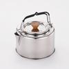 Hervidor de Acero Inoxidable para Camping al Aire Libre en Oferta Caliente Personalizable Tetera para Café para Camping Salvaje Portátil Anti-escaldaduras Té de Camping