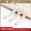 Colher pequena de metal personalizada sob demanda, colher de aplicação de creme facial, colher pequena auxiliar de reembalagem de cosméticos, colher de massagem para creme para os olhos