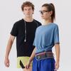 Dijia Camiseta Deportiva de Manga Corta Ligera de Secado Rápido Antibacteriana Sensación Fresca Absorción de Humedad Maratón Running Traje de Sudor para Hombre y Mujer