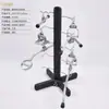 Accesorios para Equipos de Fitness: Máquina de Remo por Cable, Barra Olímpica, Mangos de Agarre para Remo, Ejercicios de Apertura y Mangos Altos para Polea