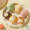 Molde de silicona creativo adorable para helado de grado alimenticio, caricatura, fácil desmoldeo, molde para hielo, molde para gelatina, queso, alimentos complementarios