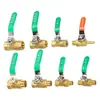 Válvula de Bola para Compresor de Aire Interruptor Neumático Válvula de Salida Conector Tubería de Bomba de Aire Unión de Cobre Completa Válvula Interruptora Control Eléctrico