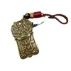 Pingente Amuleto de Cabeça de Tigre General, Pingente de Bronze Zodiacal Tai Sui Vintage, Ornamento de Chaveiro de Carro