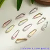 Miçanga de Vidro com Formato Longo de Gota d'Água, Pingente para Grampo de Cabelo, Acessórios para Joias DIY, Materiais de Estilo Antigo, Miçangas Soltas Atacado