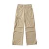 Estilo Europeu e Americano Grande Pocket Foot Bundle Macacão Feminino 2023 Novo Zíper Calças Casuais Soltas Cintura Alta Calças Emagrecedoras
