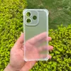 Aplicable a Redmi note 17 Pro 5G Funda de Teléfono Transparente a Prueba de Caídas en las Cuatro Esquinas TPU Suave Tipo Piel Cubierta Protectora