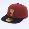 Gorra de Hip-Hop Informal de Ala Plana para Niños al por Mayor con Número Personalizado 7 para Niños, Gorra de Béisbol para Primavera y Verano, Gorra de Protección Solar para Edades de 3 a 8