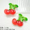 Acessórios de resina rosto brilhante fruta doce DIY cocar feito à mão presilha para cabelo buraco vivo sapatos bolsa cega pingente decoração