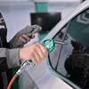 Pistola de soplado de polvo de alta presión Shida Pistola de soplado de aire para eliminación de polvo Coche Acero inoxidable Plástico Extendido Herramienta de pistola neumática 97231 JPY