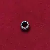 Cuentas espaciadoras de plata pura S925 con patrón de nube, cuentas de calabaza, piezas separadoras de hoyos de meteorito martillado, accesorios para abalorios hechos a mano y fabricación de cordones