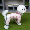 Impermeable Pequeño para Perro, Ropa Impermeable de Cuatro Patas y Cuerpo Completo para Teddy, Poodle, Schnauzer, Ropa para Día Lluvioso, Talla 26, Impermeable de Cuatro Patas