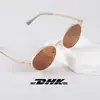 Gafas de Sol Polarizadas de Gama Alta 8822, Mismo Estilo que en Xiaohongshu, Ultraligeras Estilo Old Money Retro Nerd Gafas de Sol de Metal