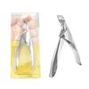Tijeras de uñas de fábrica de acero inoxidable, tijeras de uñas en forma de U, herramienta de corte de uñas para extensión de fototerapia de bricolaje, tijeras de uñas de estilo francés