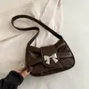 Bolso de Hombro Plegado Estilo Coreano de Moda con Lazo Transfronterizo para Mujer 2026 Nuevo Versátil Bolso de Mano para Instagram Bolso de Axila Bolso de Mujer