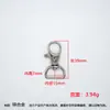 Suministros del Fabricante Ganchos de Aleación de Zinc, Pinzas para Perros, Ganchos de Boca de Pez, Clips Metálicos para Llaveros de Bolsos, Conectores de Correa y Accesorios