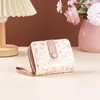 Nueva Bolsa de Gato Linda Estilo Japonés de Dibujos Animados Más Vendida para Mujer, Cartera Plegable de Gran Capacidad con Cremallera para Estudiantes, Bolso de Mano para Mujer