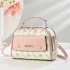 Exquisito Bolso Cuadrado Pequeño 2025 Bolso de Mano de Moda para Mujer Bolso de Hombro Elegante y Moderno Bolso Cruzado Versátil Bolsos Transfronterizos