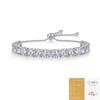 Pulsera Tenis Sencilla de Plata 925 Más Vendida en Amazon para Mujer, Pulsera de Moissanita de Alta Calidad Lujo Ligero Europea y Americana