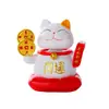 Ornamento de Gato da Sorte de Primavera para Carro Presente Criativo da Sorte Gato Desenho Animado Animal Artesanato de Resina