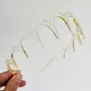 Diadema de Dientes Estilo Coreano para Mujer, Versátil para Lavarse la Cara, Pinza para el Cabello de Moda, Diadema de Gafas en Forma de U