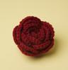 Flor de Ganchillo Flor Artificial Rosa Girasol DIY Accesorios para Ropa Accesorios Múltiples Pétalos