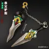 Periférico de jogo Dark Zone Breakout Modelo Núcleo da Fornalha Vermelha Dardos 16cm liga metálica adereço ornamento