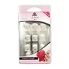 Unhas Elegantes Nude Branco Exquisiteis Usáveis, Adesivos Românticos para Nail Art Decorados com Flores Douradas, Venda Quente Transfronteiriça Nail Art de Atmosfera Fresca