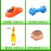 Juguetes y Suministros para Perros Mascota Frisbee Pelota para Mascota Juguete para Cachorro Nudo de Cuerda Resistente a Mordidas Zanahoria Juguete para la Dentición Autoplacer