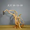 Adornos de Talla de Raíz de Ciprés de Acantilado de Taihang, Tallas de Madera Natural de Forma Libre de Guanyin y Maitreya, Artículos de Regalo, Artesanías de Madera Añeja