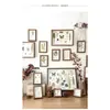 Moldura para espécimes de plantas, moldura de picture frame vintage em estilo floresta oca tridimensional de pinha e folha feita à mão, ornamento decorativo de mesa