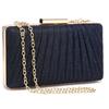 Bolso Cruzado de Cadena Plegada Transfronterizo Bolso de Mano Cheongsam Simple de Gama Alta Bolso para Vestido de Noche Bolso de Banquete