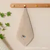 Toallas Cuadradas para Guardería al por Mayor Toallas Faciales para Bebés Paños Faciales para Bebés Pañuelos Toallas con Gancho 25*25 Transfronterizo