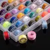 Linha para Máquina de Costura, Linha Roxa para Costura Doméstica, Rolo Pequeno Multicolorido, Linha Plana para Costura, Porta-Bobinas Antigo