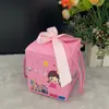 Caixa de Presente Urso Morango Desenho Animado Evento de Aniversário de Jardim de Infância Pequeno Presente Caixa de Doces de Casamento Caixa de Presente de Lua Cheia do Bebê Caixa Vazia