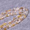 Cuentas de ágata de cristal natural 2 mm 3 mm cuentas sueltas 2-3 mm cuentas semiacabadas para joyería DIY al por mayor